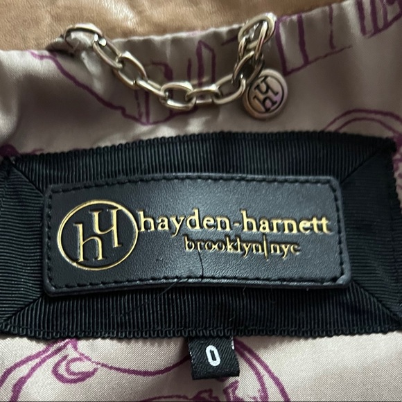 🍎Hayden Harnett Tan Leather color vest/dress - Picture 2 of 6